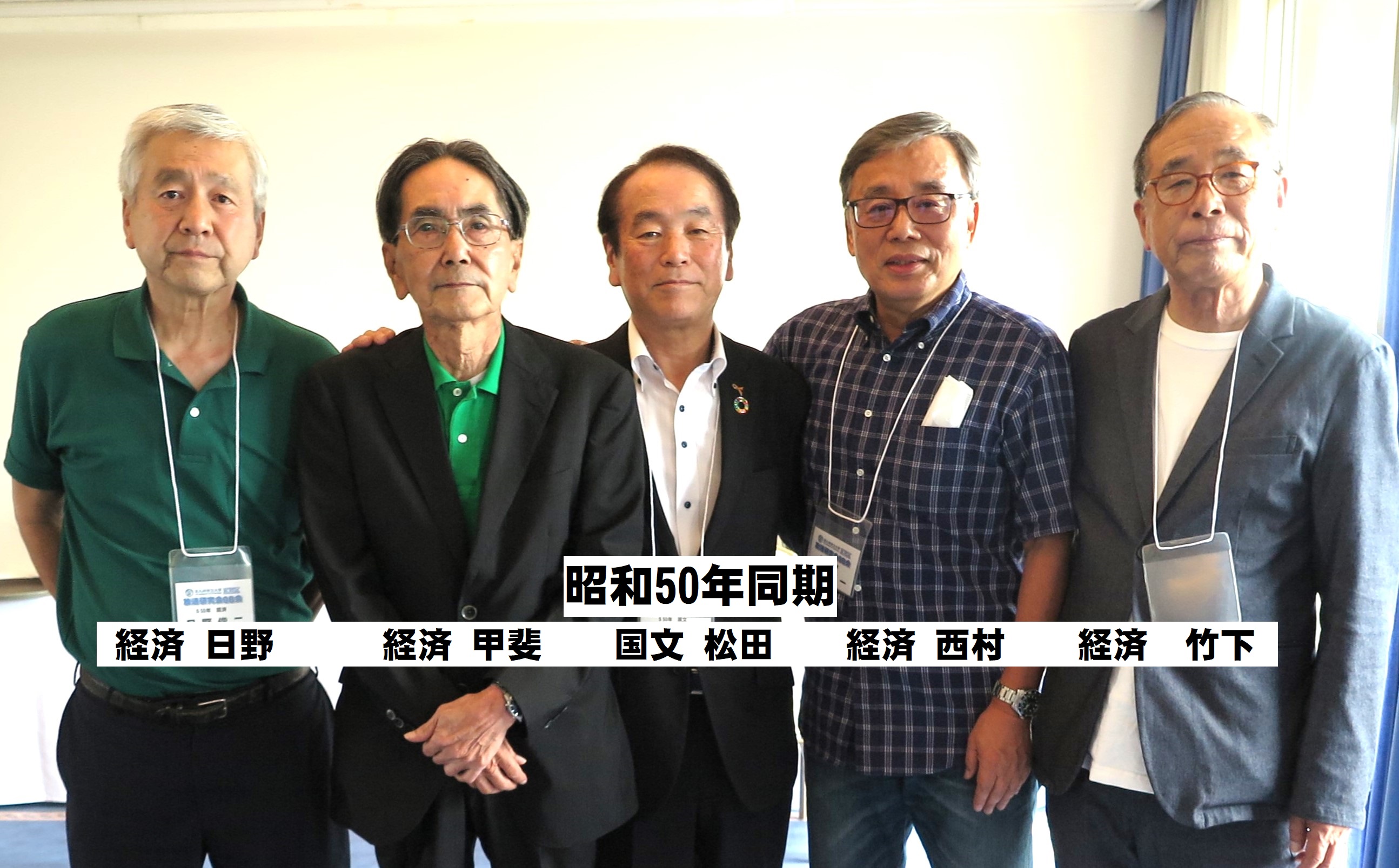 昭和50年同期役員